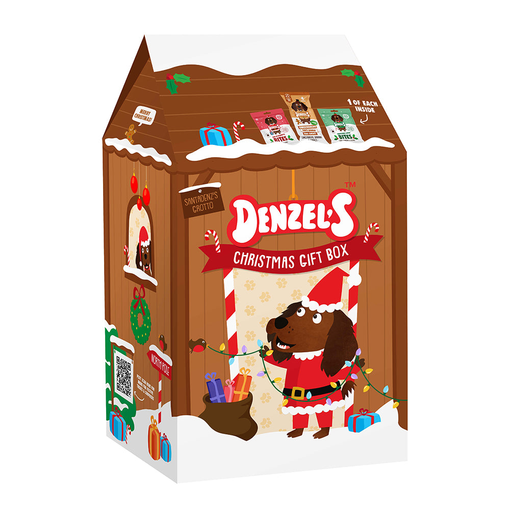 A close-up of the Christmas Grotto Gift Box.