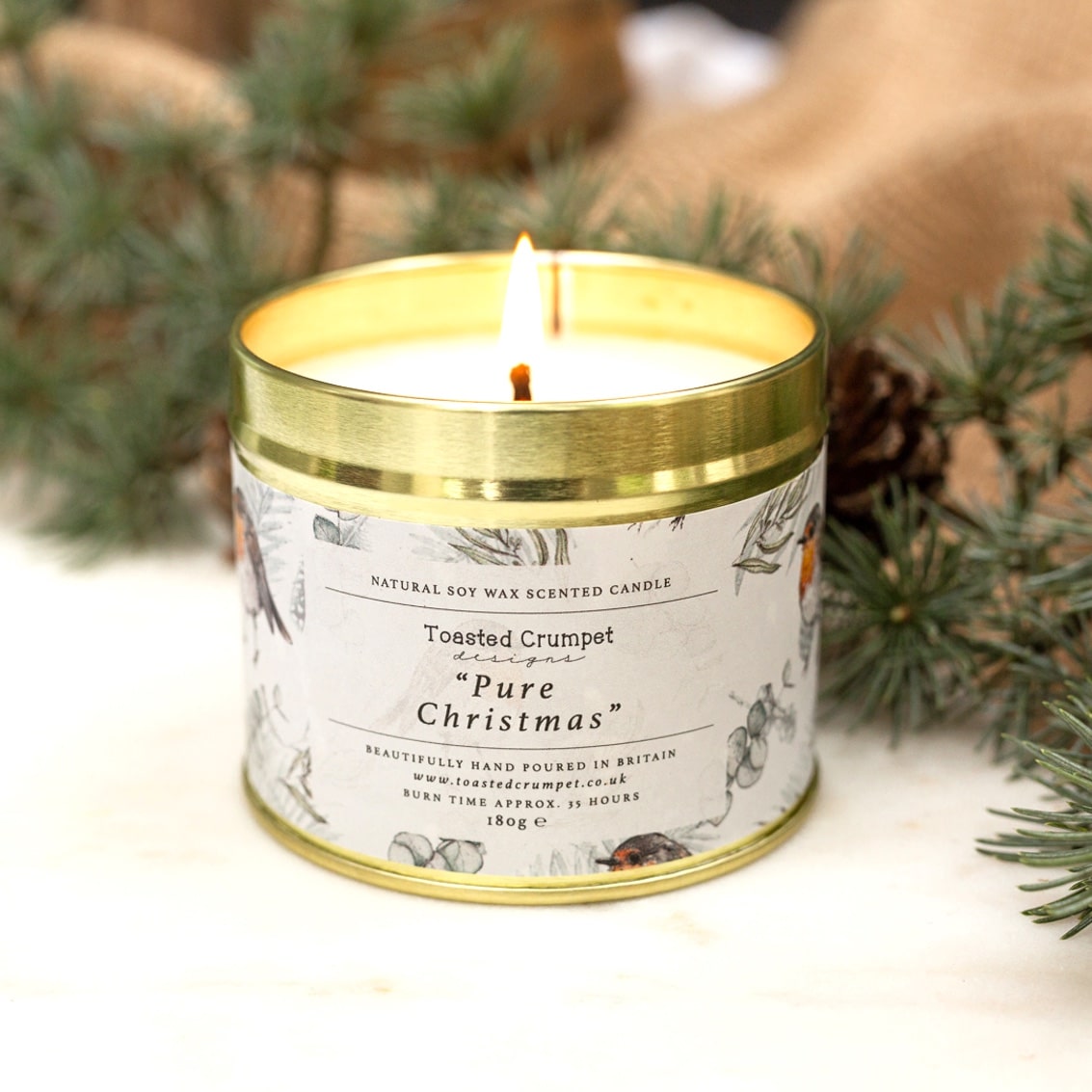 Pure Christmas scented candle