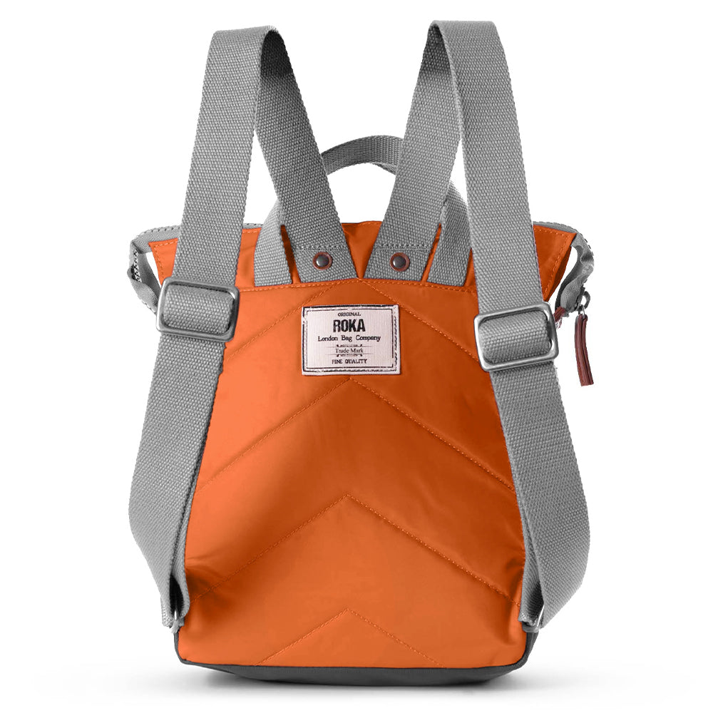 ROKA recycled canvas backpack - burnt orange