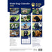 Back cover of the Guide Dogs Wall Calendar featuring photos of all the dogs for each month