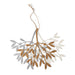 Gold, silver and white mistletoe branches with hanging string loop (not provided)