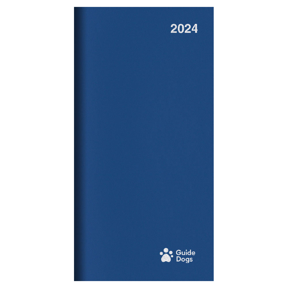 Guide Dogs 2024 Slimline Diary - 1 Week to View
