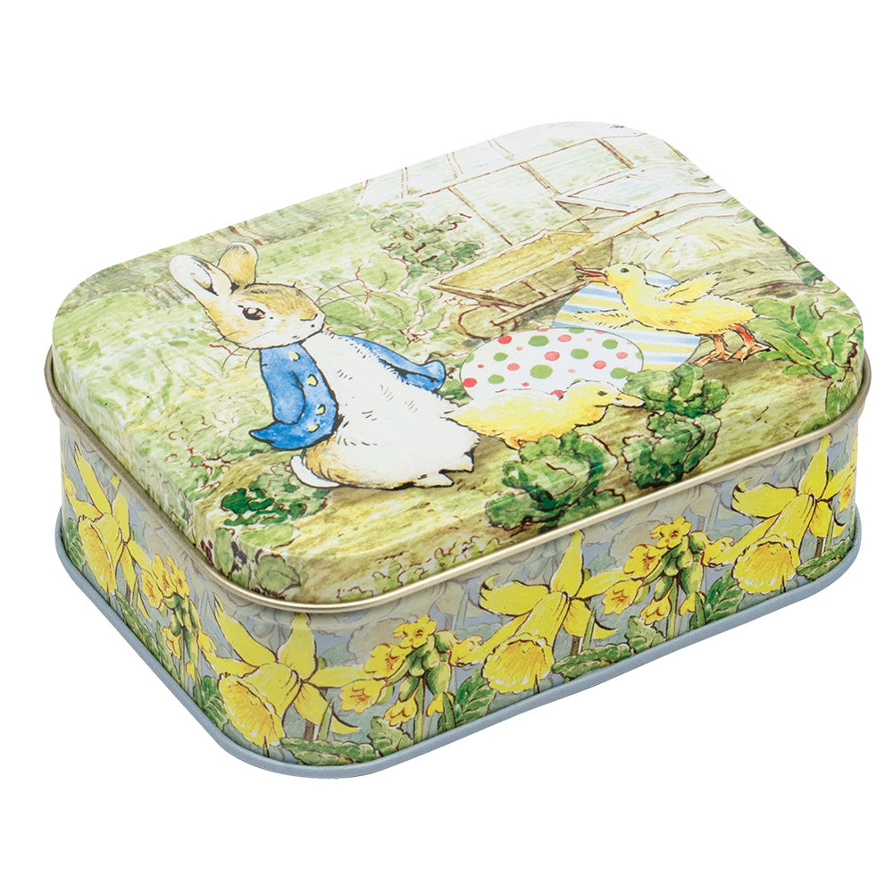 Peter Rabbit tin with mini eggs