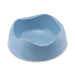 A close up product image of the blue Beco food bowl.