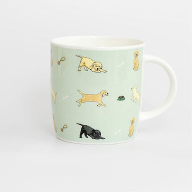 laura fisher mug with puppy design