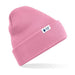 An image of the pink Guide Dogs beanie hat.